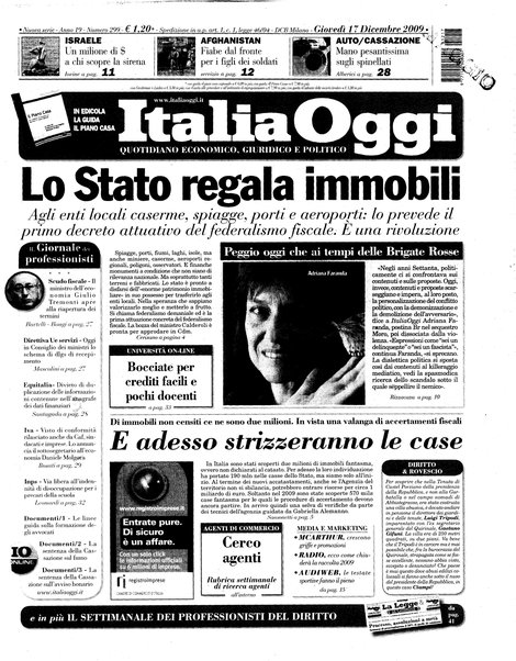 Italia oggi : quotidiano di economia finanza e politica